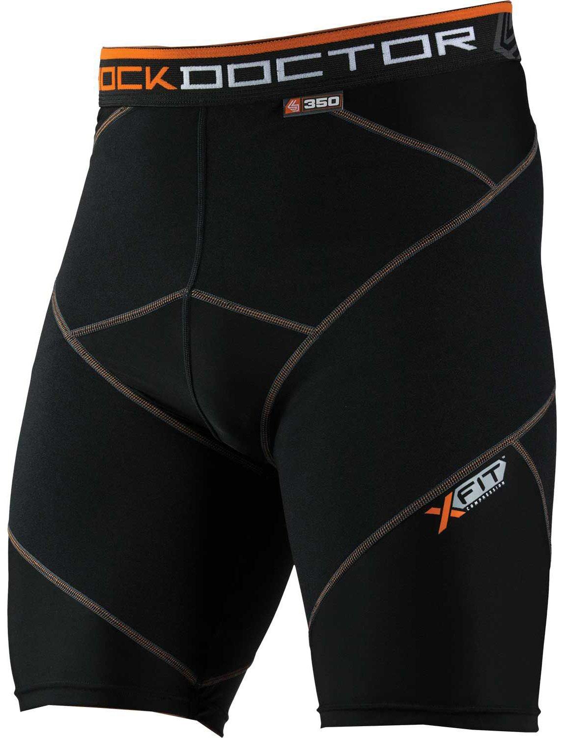 Shock Doctor Men's Pro Cross Compression Shorts - Black